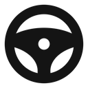 Steering wheel icon