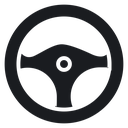 Steering wheel 3 icon