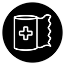 Sterile gauze icon