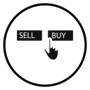 Stock buy icon