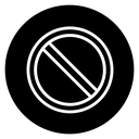Stop sign icon
