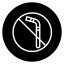 Stop using the plastic straw icon