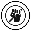 Stop violence icon