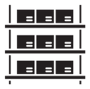 Storage rack icon