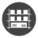 Storage rack icon