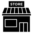 Store Black Filled icon
