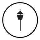 Street lamp icon