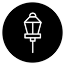 Street lamp icon