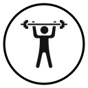 Strength training icon