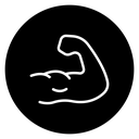 Strong hand icon