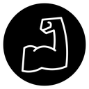Strong hand icon
