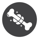 Strong healthy bones icon