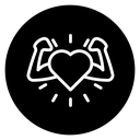 Strong heart icon