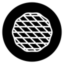 Stroopwafel cookies icon