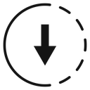 Submit progress Black Filled icon
