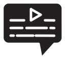 Subtitle icon