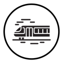 Subway high speed train icon