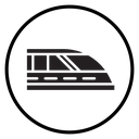 Subway high speed train icon