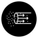 Suction process icon