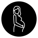 Suitable in pregnancy icon