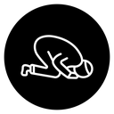 Sujood Prayer Position icon