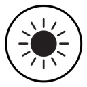 Sun icon