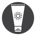 Sun cream icon