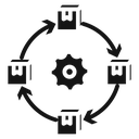 Supply chain icon