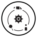Supply chain icon