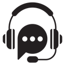 Support headset icon