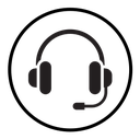 Support headset icon