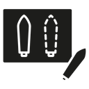 Suppository Package Line icon