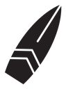 Surf board icon