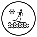 Surfing icon