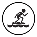 Surfing icon