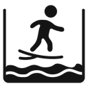 Surfing icon