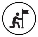 Surrender, capitulate, give up icon