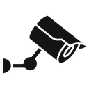 Surveillance Black Filled icon