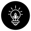 Sustainable ecological energy icon