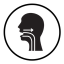 Swallowing reflex icon