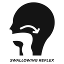 Swallowing reflex icon