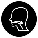 Swallowing reflex icon