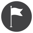 Swallowtail Pennant Flag icon