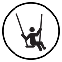 Swing Black Filled icon