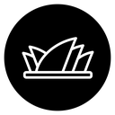 Sydney opera house icon