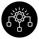 Synthesis of ideas icon