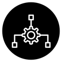 Synthesis of ideas icon