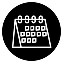 Table calendar icon