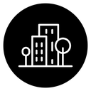 Tall buildings icon