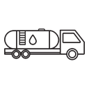 Tank truck icon